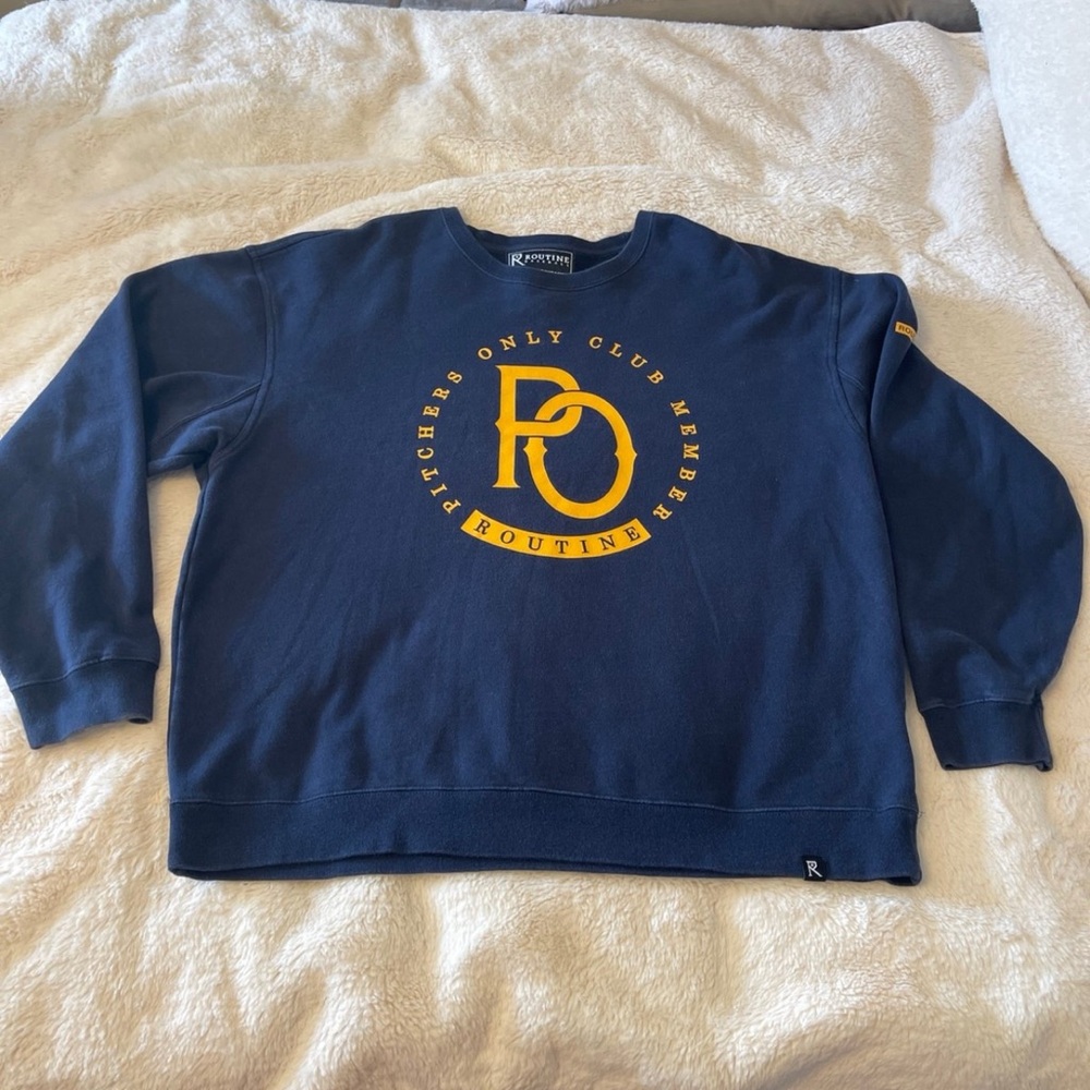 Routine Baseball Sweatshirt size XL